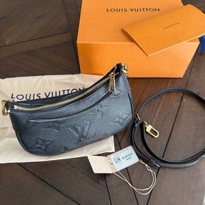Louis Vuitton Bagatelle Bag Black